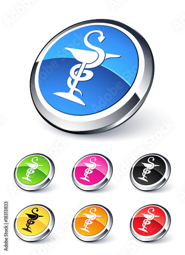 icône caducée / symbole de santé