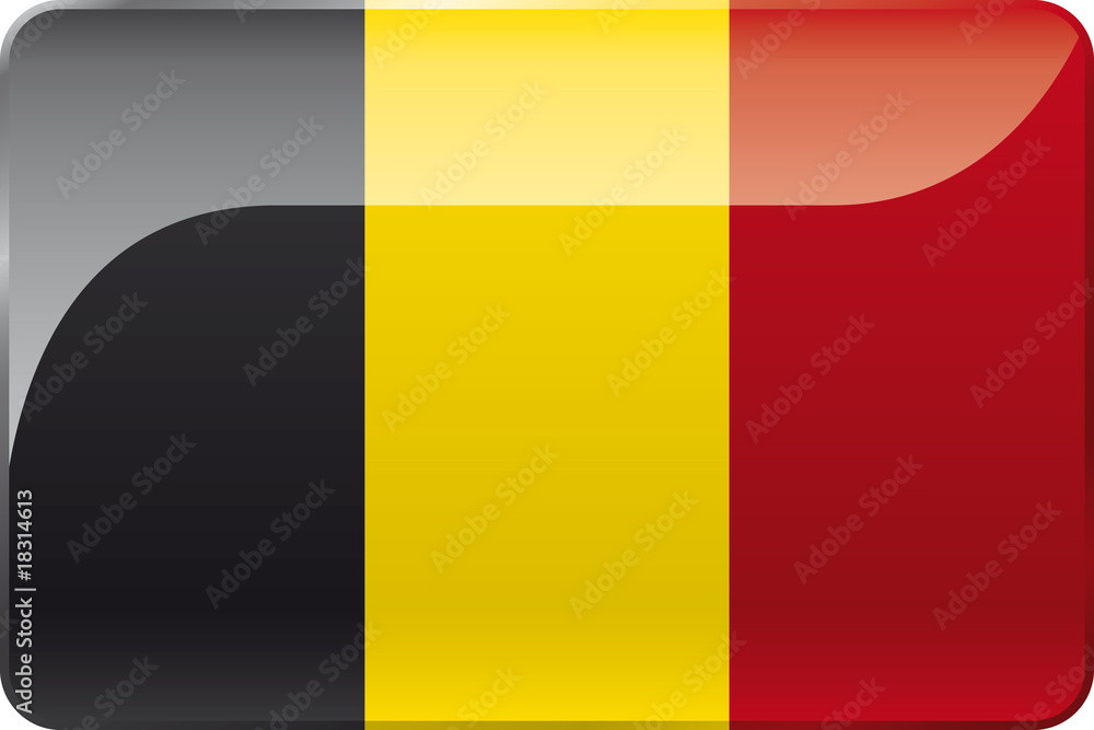Fototapeta premium Belgien Flagge | Belgium Flag