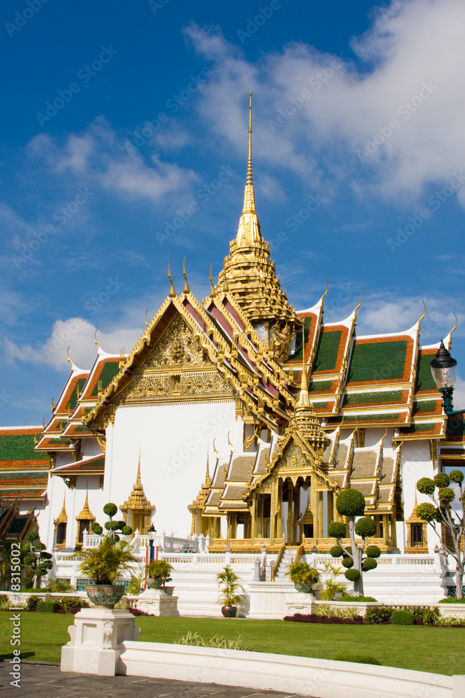Fototapeta premium The temple in the Grand palace area in Bangkok, Thailand
