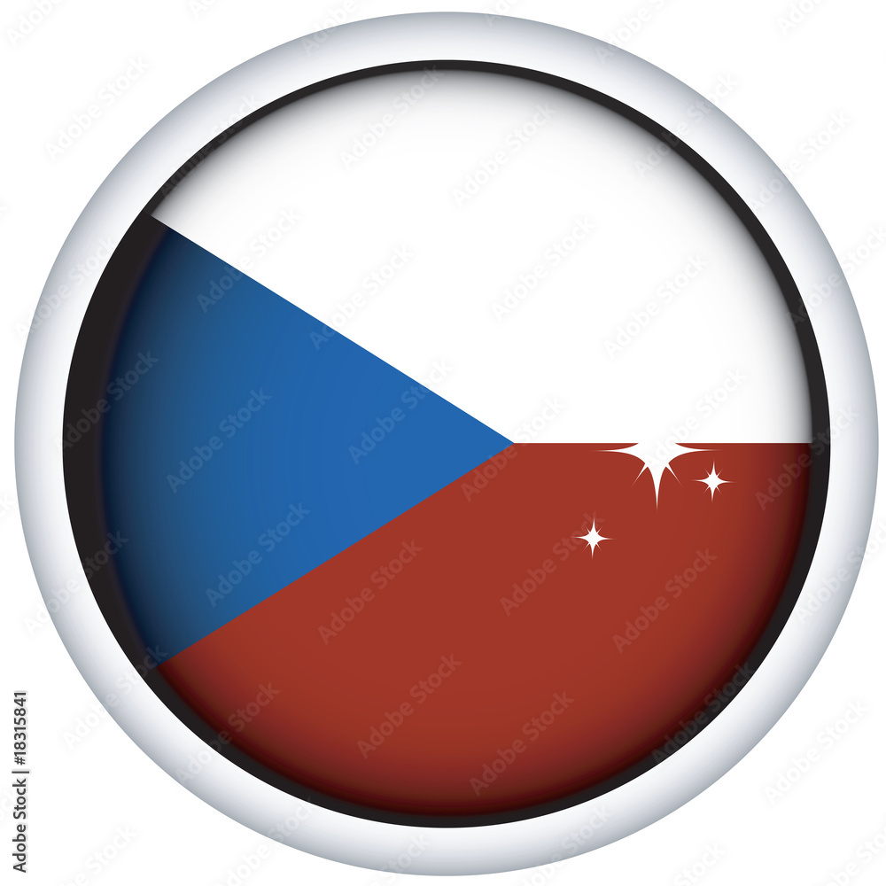Czech flag button Czech flag button