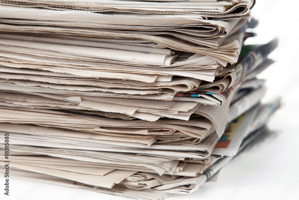 stack of newspapers stack of newspapers