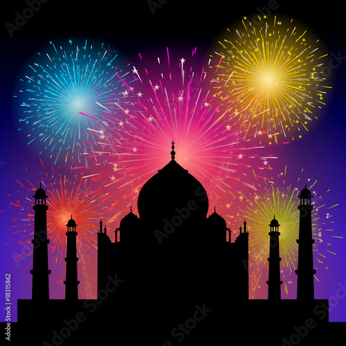 taj mahal feuerwerk I