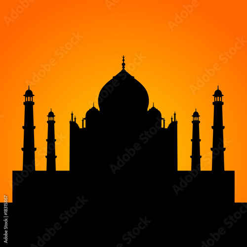 taj mahal orange I