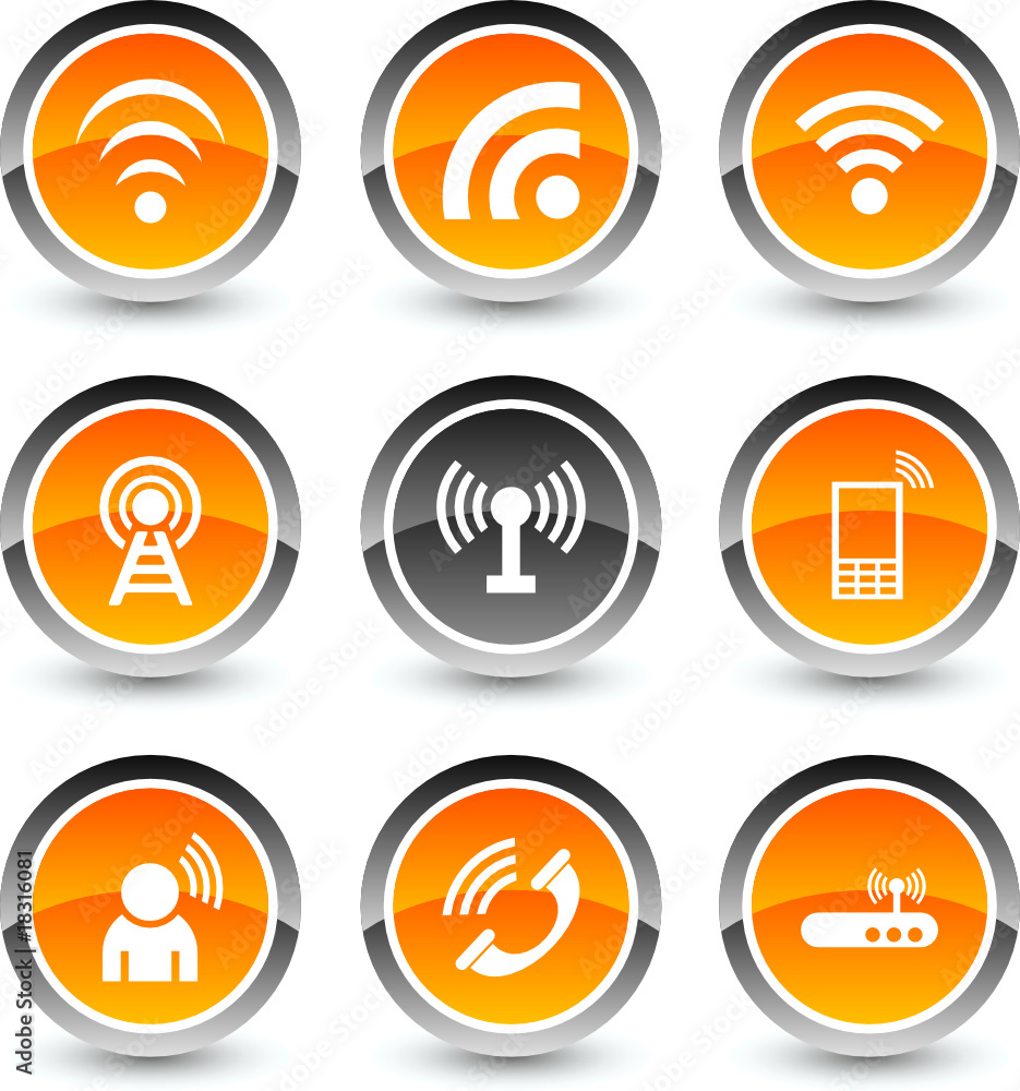 Communication icon set. Vector illustration Communication icon set. Vector illustration