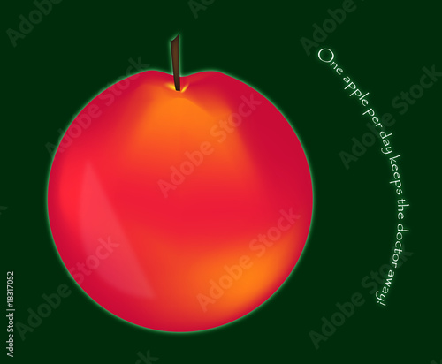 One apple per day keeps the doctor away!