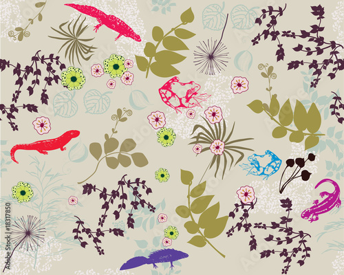 whimsical seamless pattern