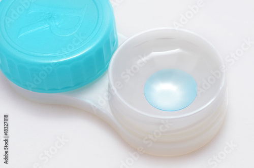Contact lens in a case