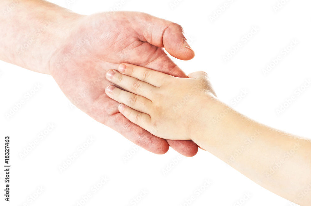 father's hand
