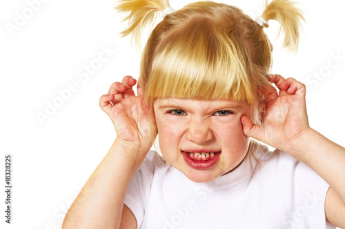 little angry girl