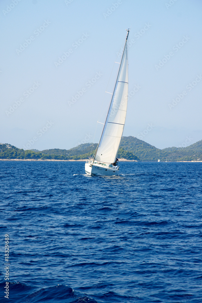 Naklejka premium sailboat