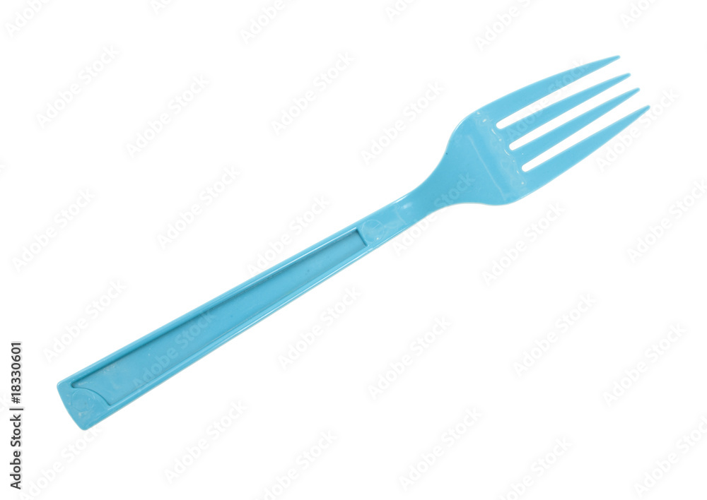Blue Plastic Fork Blue Plastic Fork