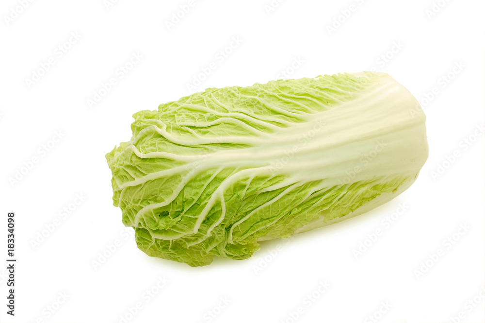 Cabbage Peking isolated on white background Cabbage Peking isolated on white background