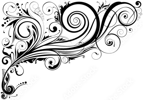 Floral design ornaments