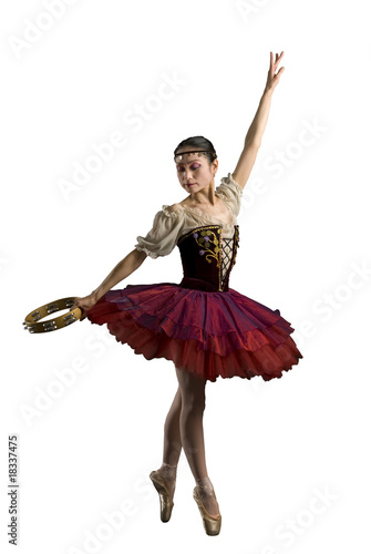 Obraz na plátne danseuse-classique-tambourin