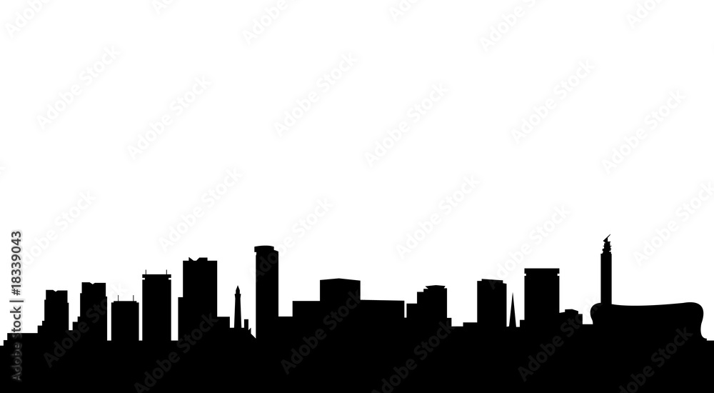 birmingham city skyline birmingham city skyline