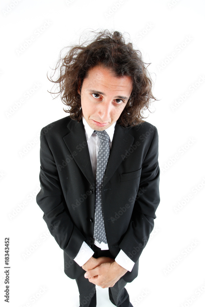 young businessman facial expression young businessman facial expression