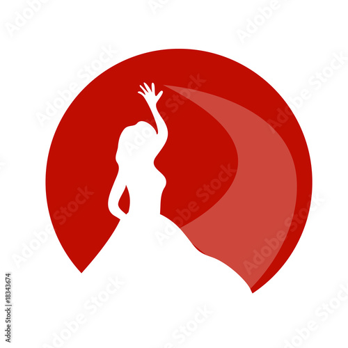 flamenco dance school logo