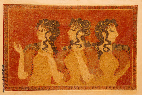 mosaïque des trois femmes