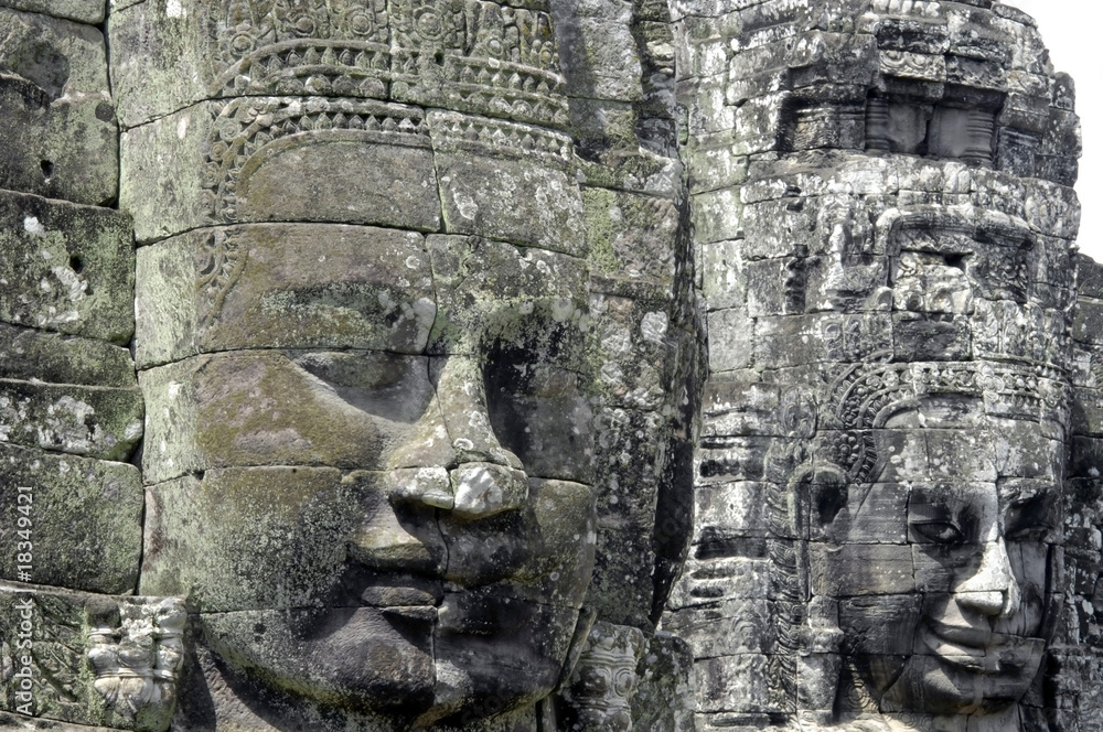 Bayon Temple at Angkor  Thom / Kambodia