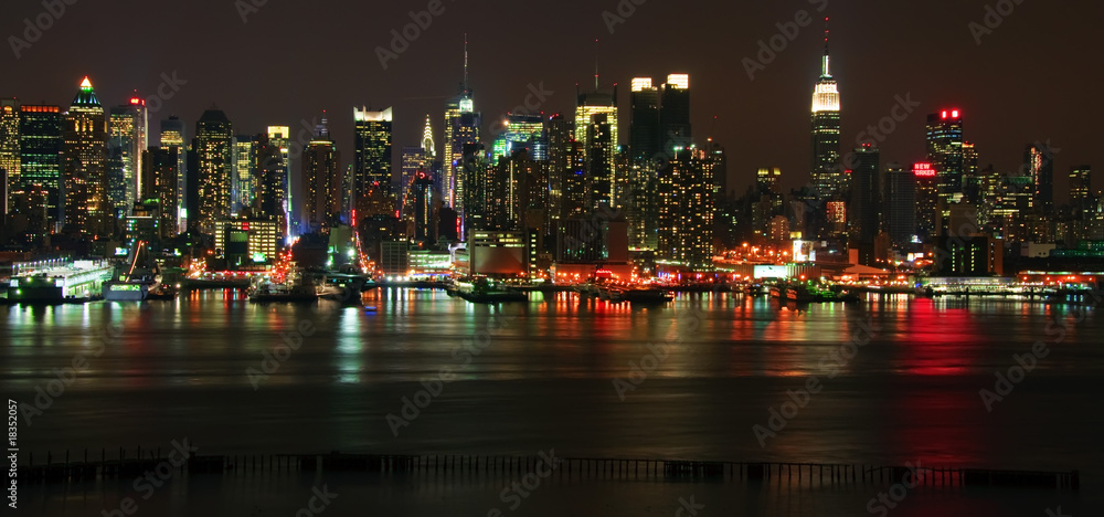 capture new york cityscape skyline, usa