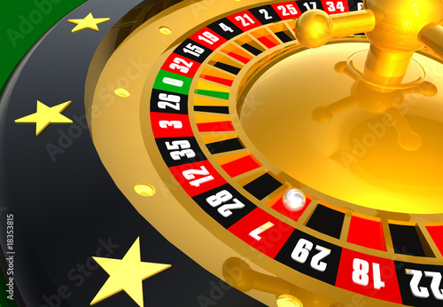 Lucky 7 - Roulette Illustration