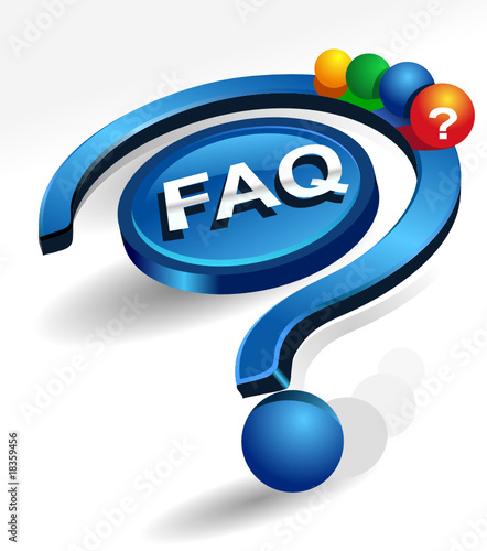 frequently asked questions vector icon