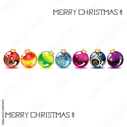 Christmas glass balls