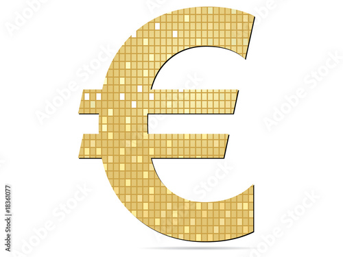 golden euro icon