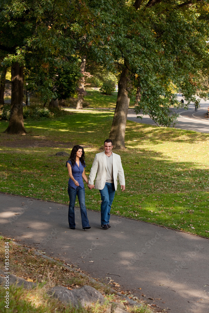 Obraz premium Happy Walk People