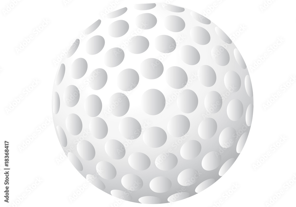 pallina da golf Stock Vector | Adobe Stock