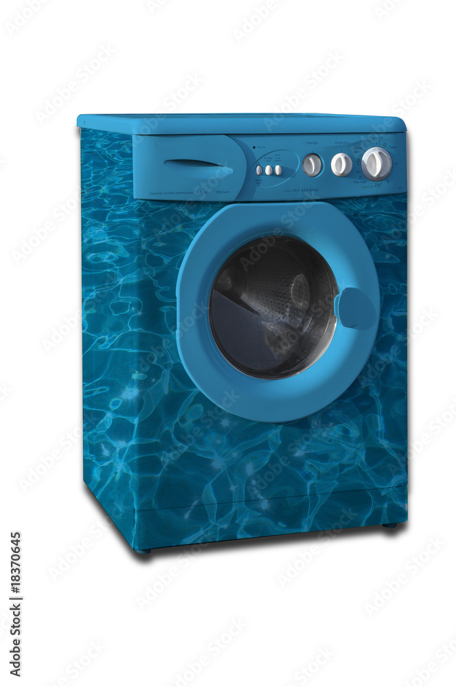 Fototapeta premium machine à laver eau