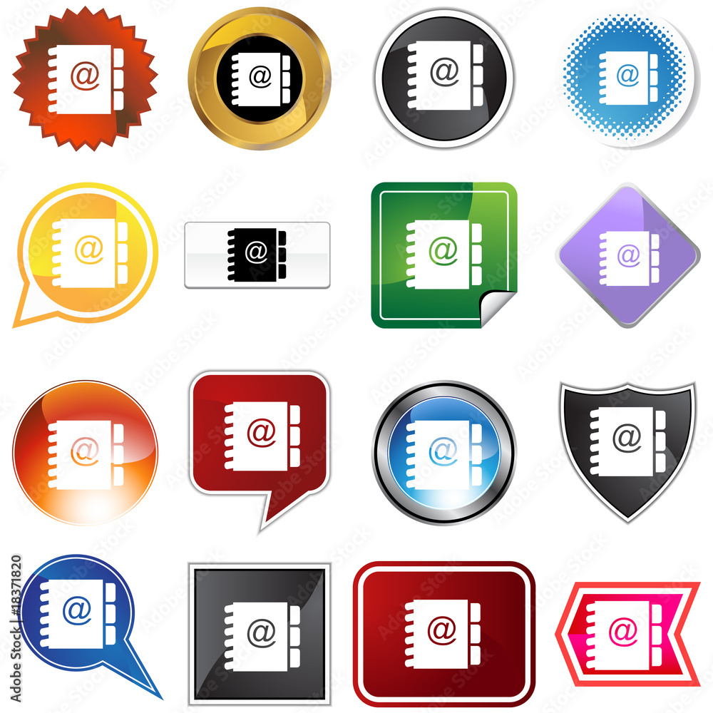 Address Book Icon Set Address Book Icon Set
