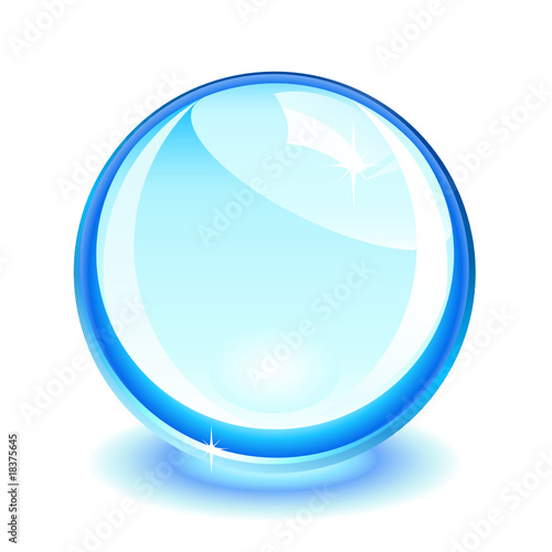Blue crystal ball