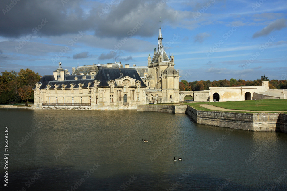 Beautiful chateau in Chantilly, France