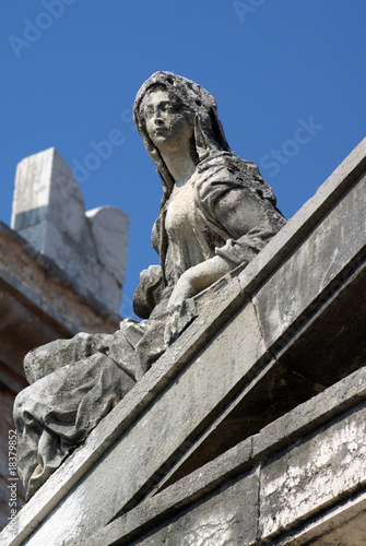 Dachstatue Frau