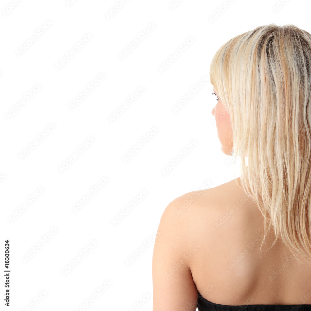 Blond elegant woman Blond elegant woman