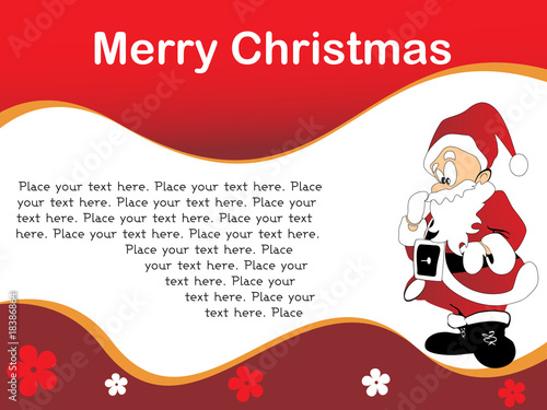 illustration of merry christmas