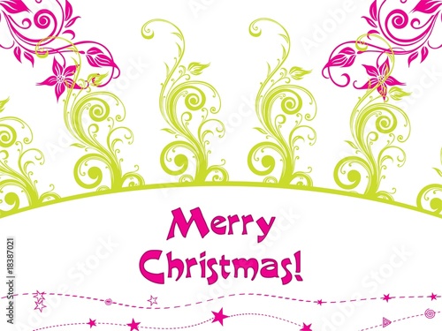 background with floral pattern