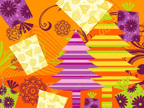 illustration of christmas wallpaper