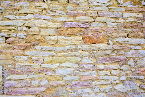 france,bourgogne,givry : mur de maison en pierre photo