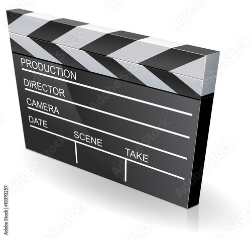 Clap de cinéma (ombre)