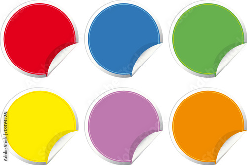 Etiquettes rondes - stickers