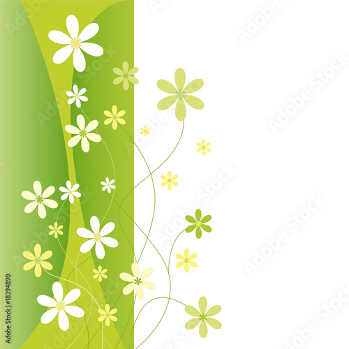 green and yellow flowers