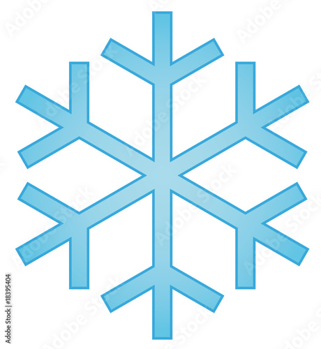 Flocon de neige Hiver et Noël (SVG)