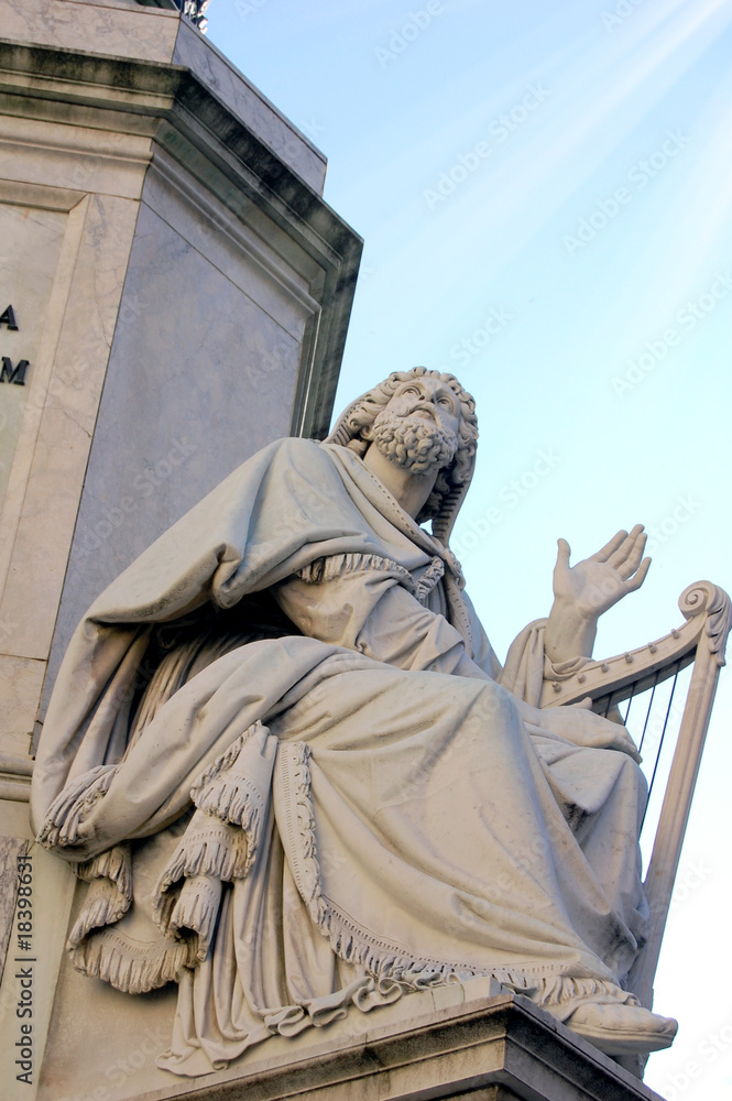 Fototapeta premium Marble statue, Rome