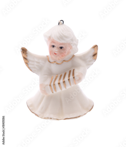 Angel. Decoration element, not isolated just shot on white