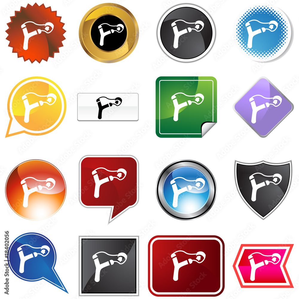 Slingshot Icon Set Slingshot Icon Set