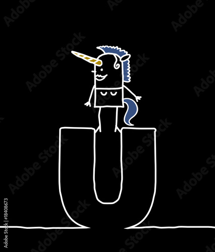 U as Unicorn