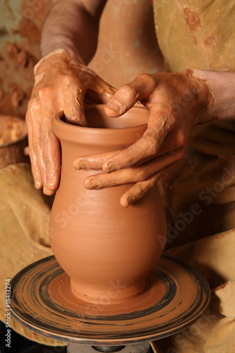 production of clay pot