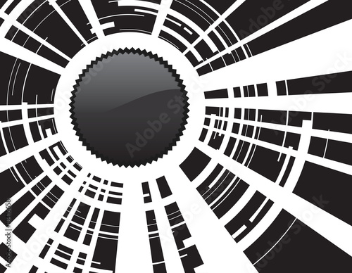 abstract shiny button